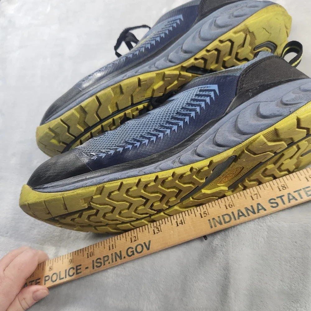 KEEN Utility Men's Arvada Shift Composite Toe Slip on Work Shoes Sz 9.5D‎ Blue